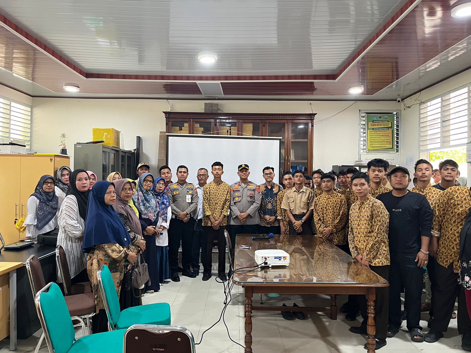 Cegah aksi tawuran pelajar di Kota Padang, Kapolsek Koto Tangah datangi Sekolah berikan himbauan