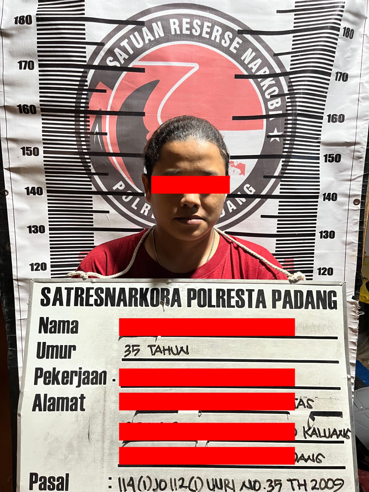 Polresta Padang Tangkap Perempuan Diduga Pengedar Sabu di Padang Barat